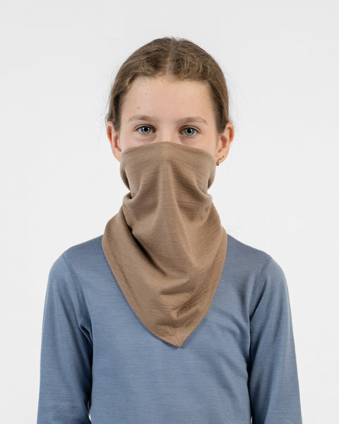 Kids' Merino Bandana Scarf & Neck Warmer