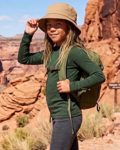 Kids' Sun Protective Long Sleeve Top With UPF 35+
