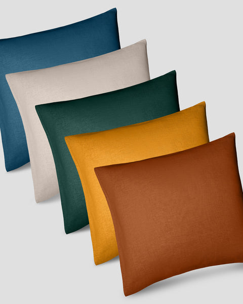 Linen Throw Pillow Covers