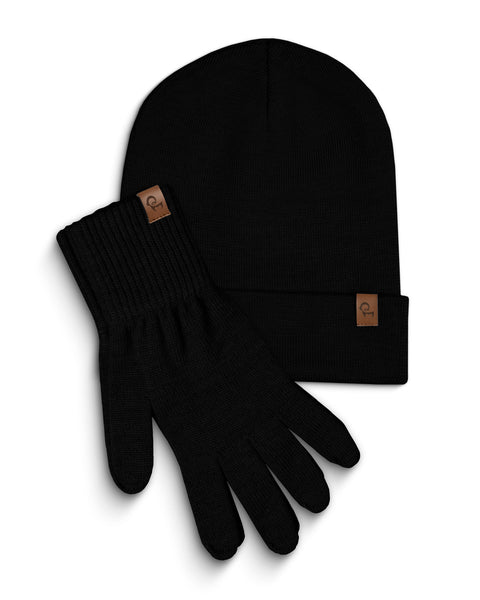 Men's Knit Beanie & Gloves 2-Piece