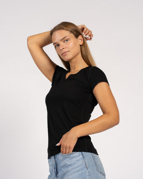 Women's Slim Fit V-Neck Tee
