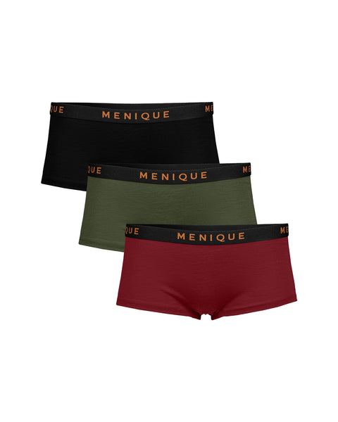 Merino Women's Boxer Shorts 3-Pack