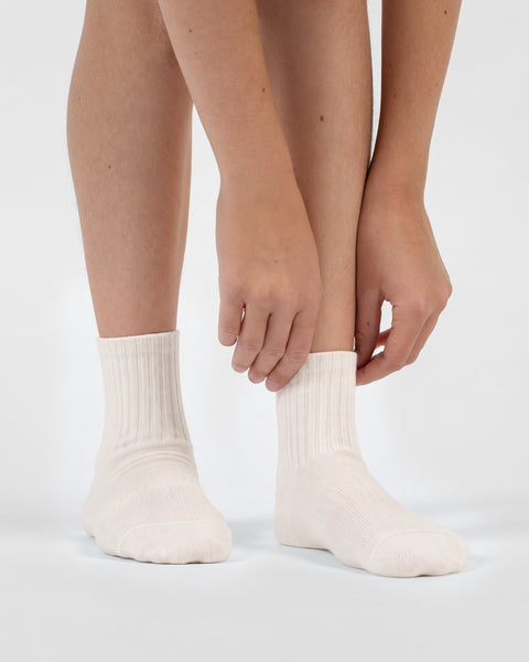 Kids' Natural Cotton Crew Socks