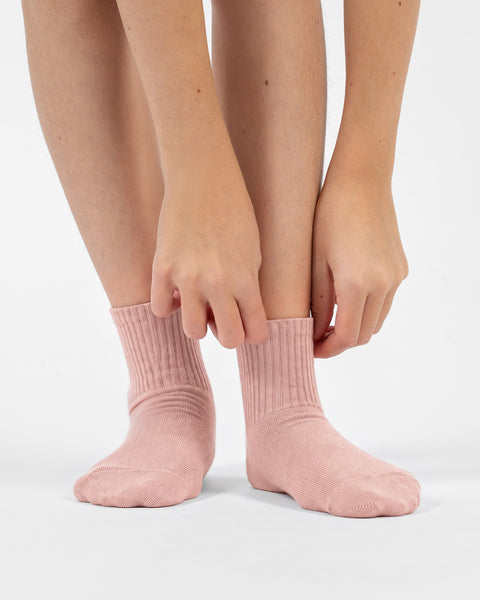 Kids' Natural Cotton Crew Socks