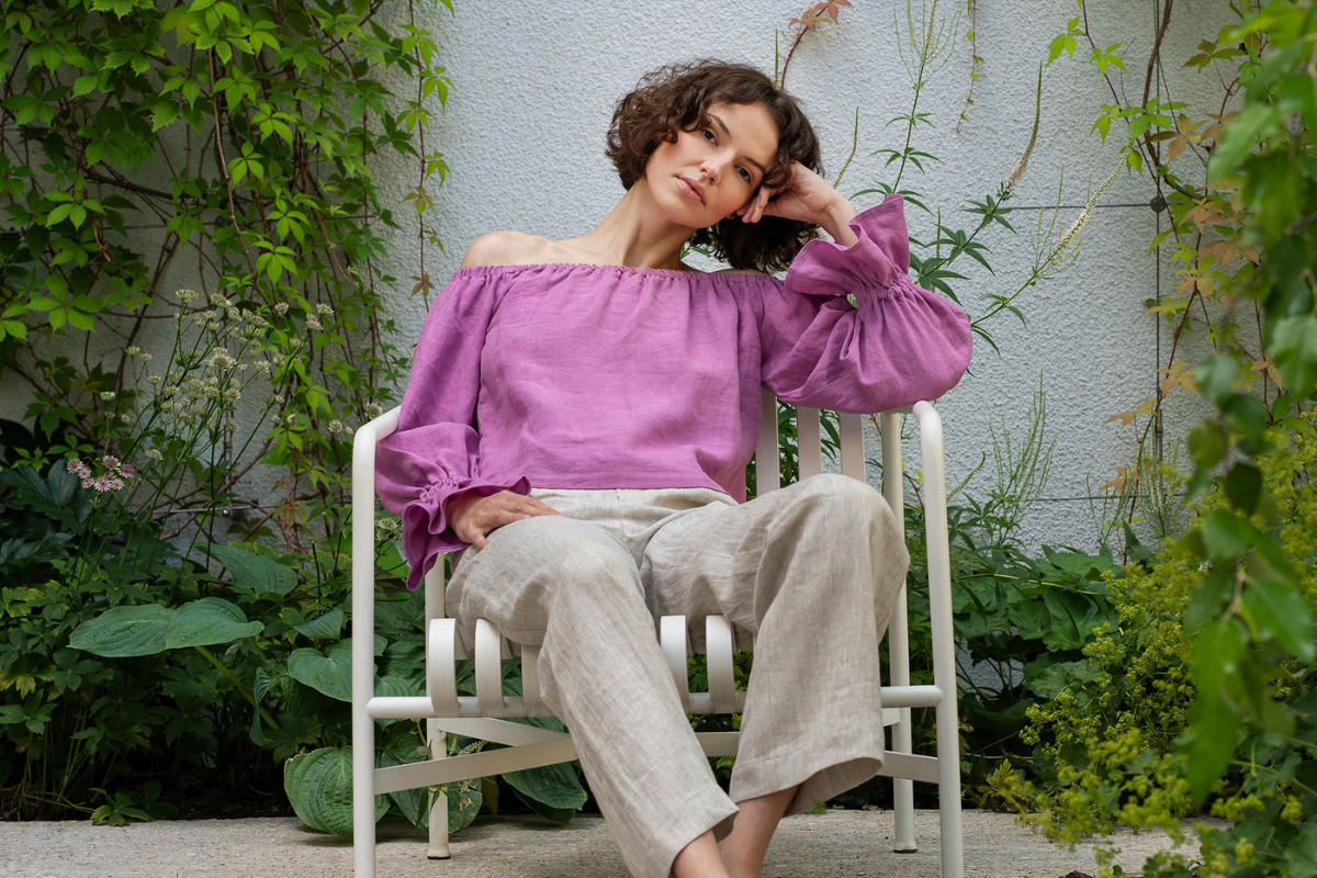 Linen clothing for fall 