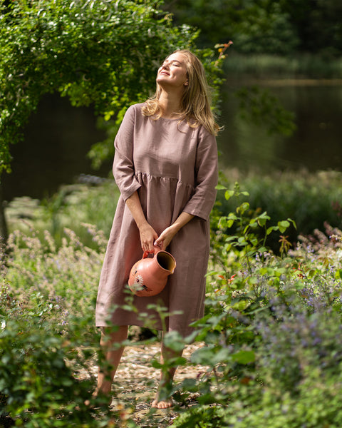 Smock Dress Lucy Faded Rose