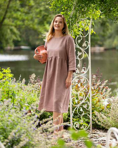 Smock Dress Lucy Faded Rose