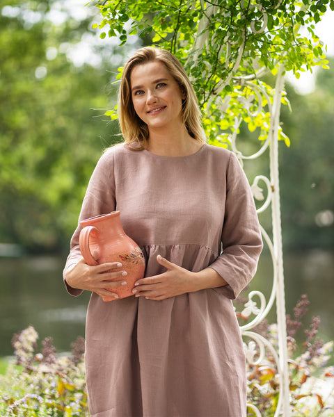 Smock Dress Lucy Faded Rose