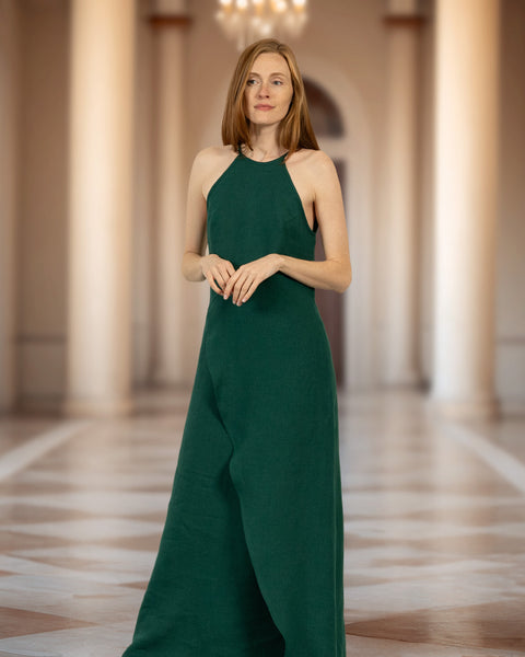 Maxi Halterneck Dress Luna