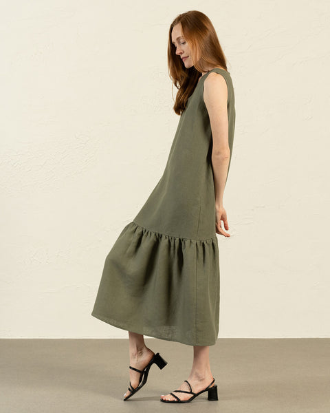 Maxi Dress Aurora Stone Green