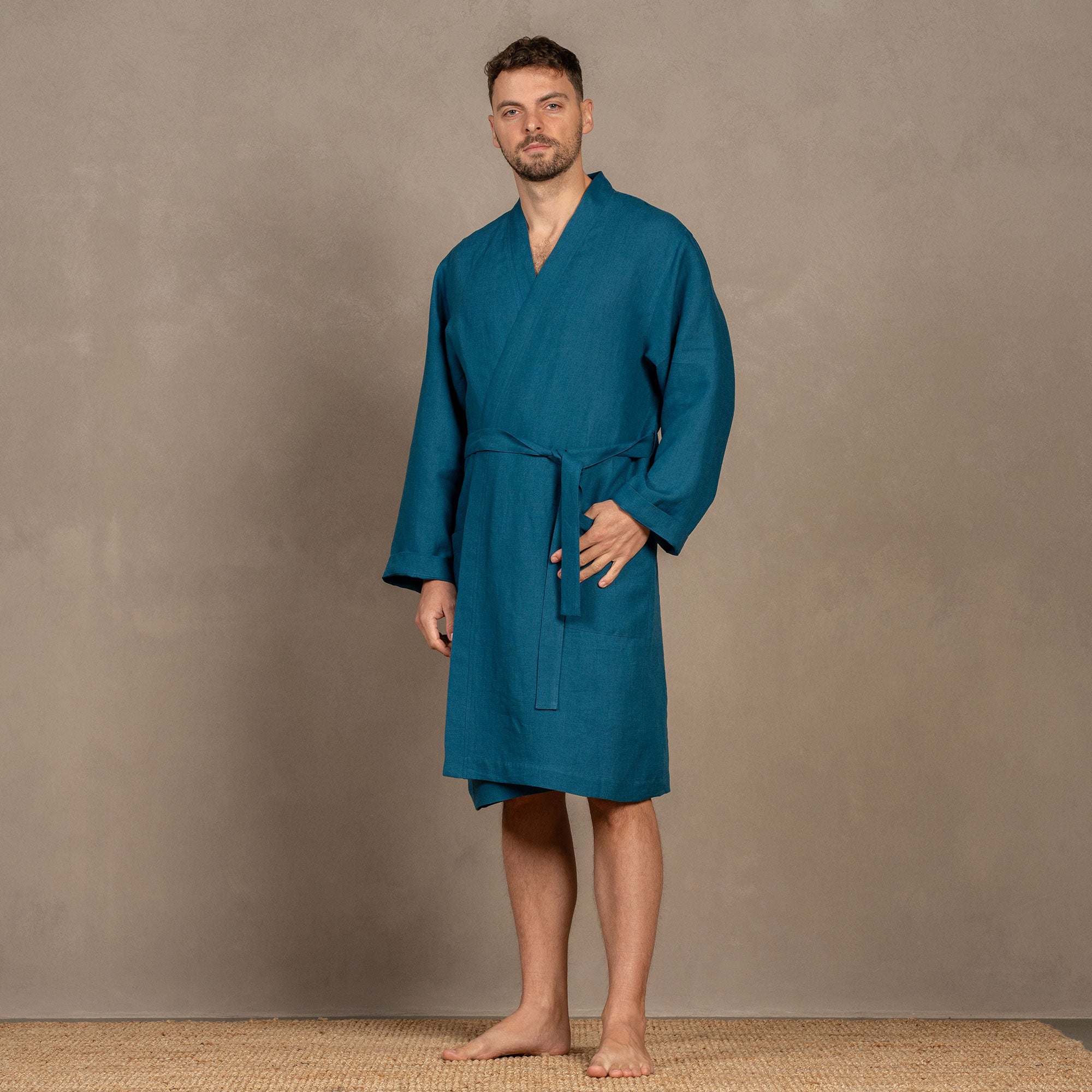 Mens bathrobe gift set best sale