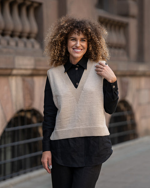 Women&#39;s Merino Wool Vest Isla