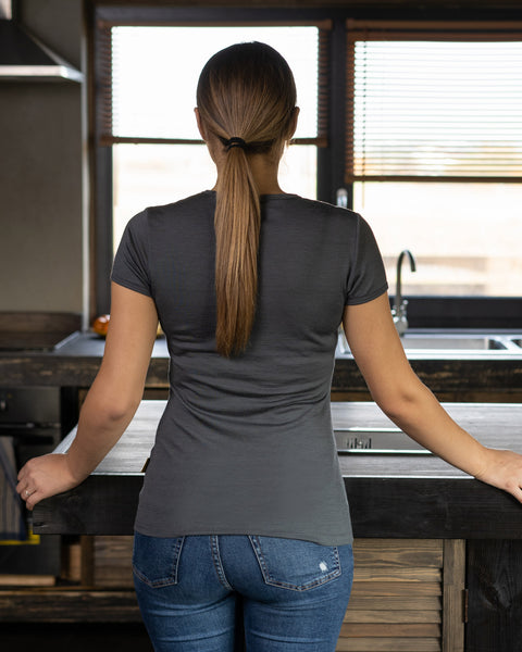 Women&#39;s 160 Merino T-Shirt Perfect Grey