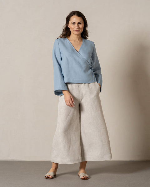 Linen Culottes Lana Natural