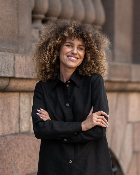 Linen Long Sleeve Shirt Rebeca