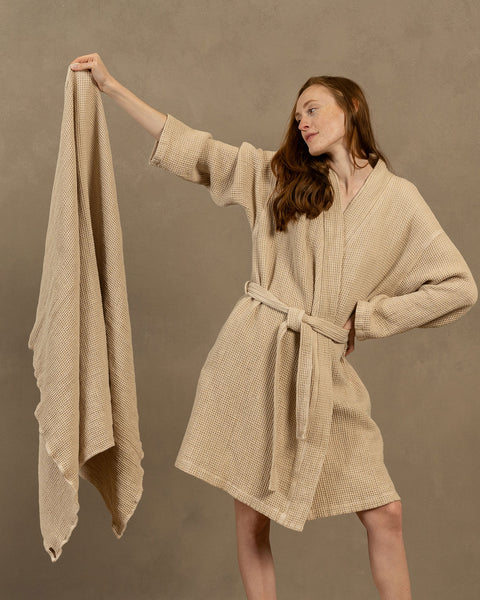sheet towel in sand brown color