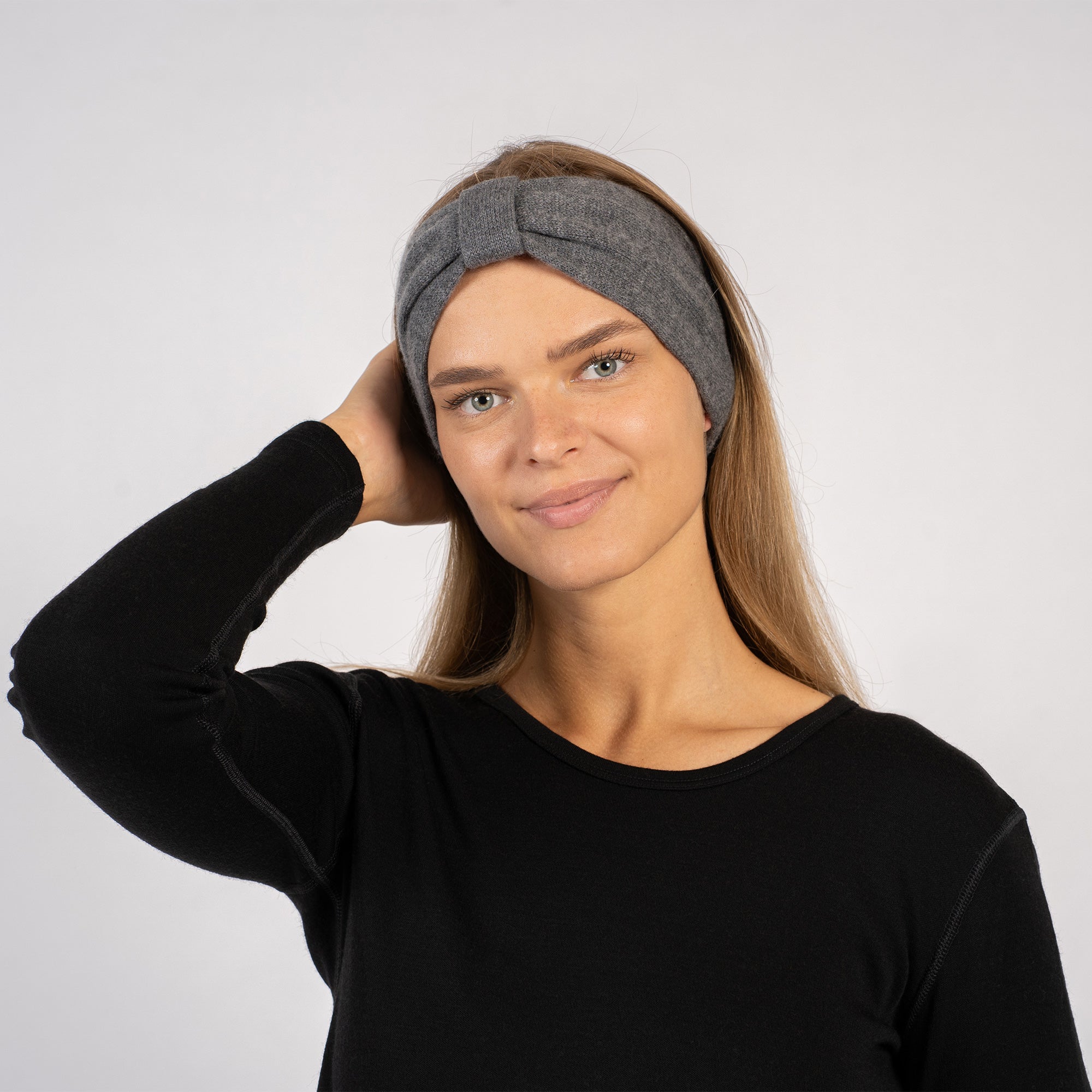 Women's Knit Headband with Ribbon