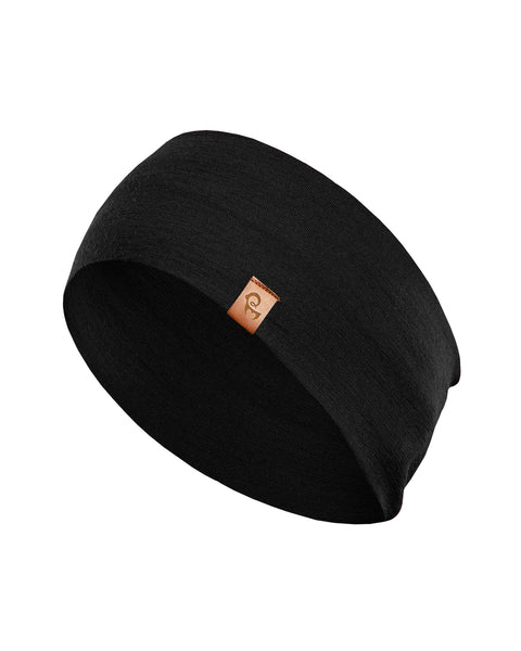 Men&#39;s Merino Headband Black