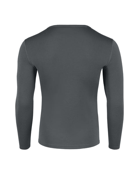 Men&#39;s 250 Thermal Long Sleeve Crew Perfect Grey Back