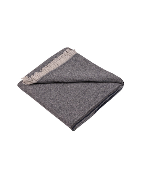 Cashmere &amp; Merino Wool Blanket Throw Porto