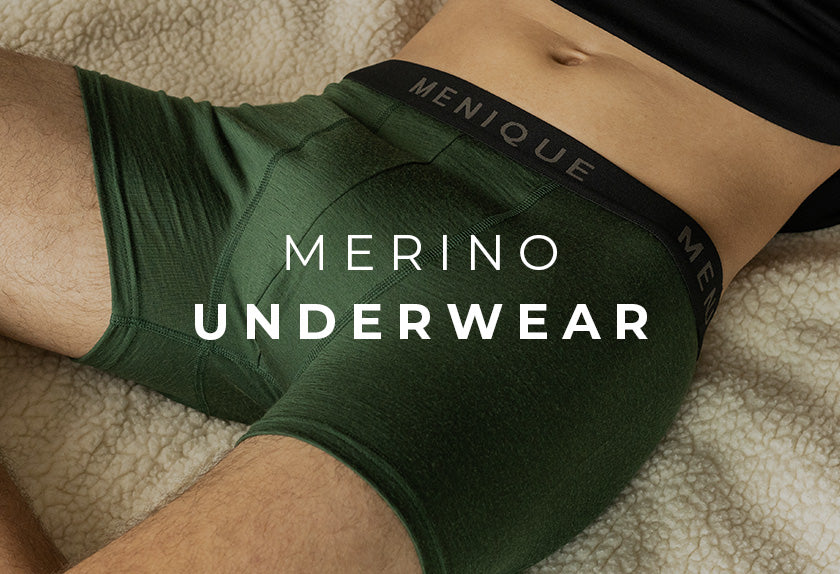 Women's Merino Boxer Shorts Dark Green