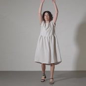 Smock Dress Cecilia Stone Green