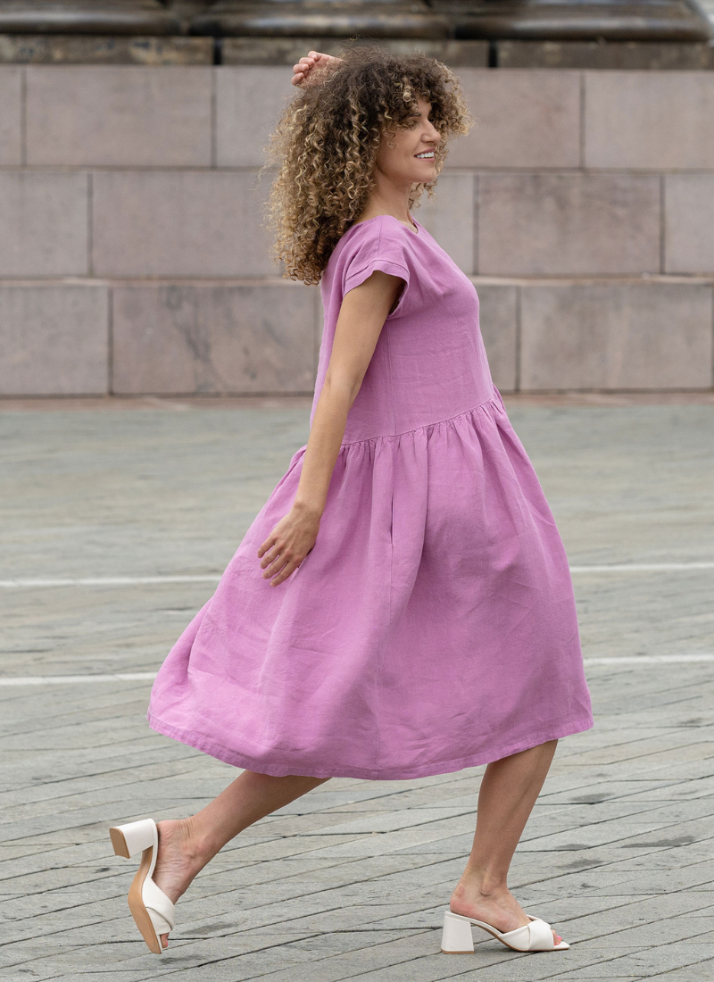 Womens fashion smock dress uk