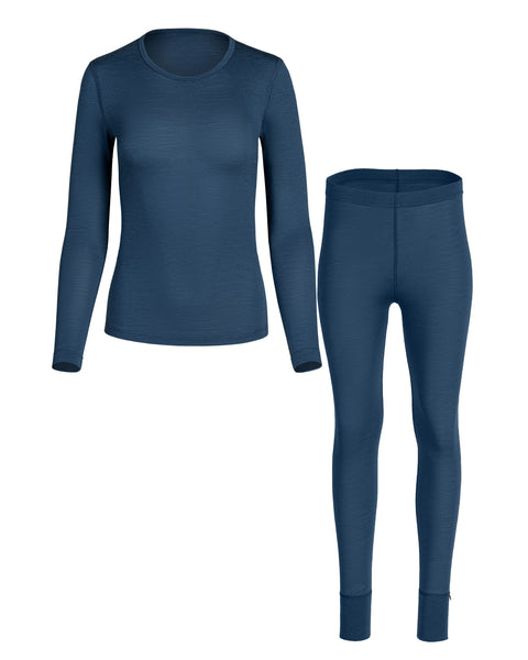 Women&#39;s 160 Long Sleeve &amp; Bottoms 2-Piece Denim