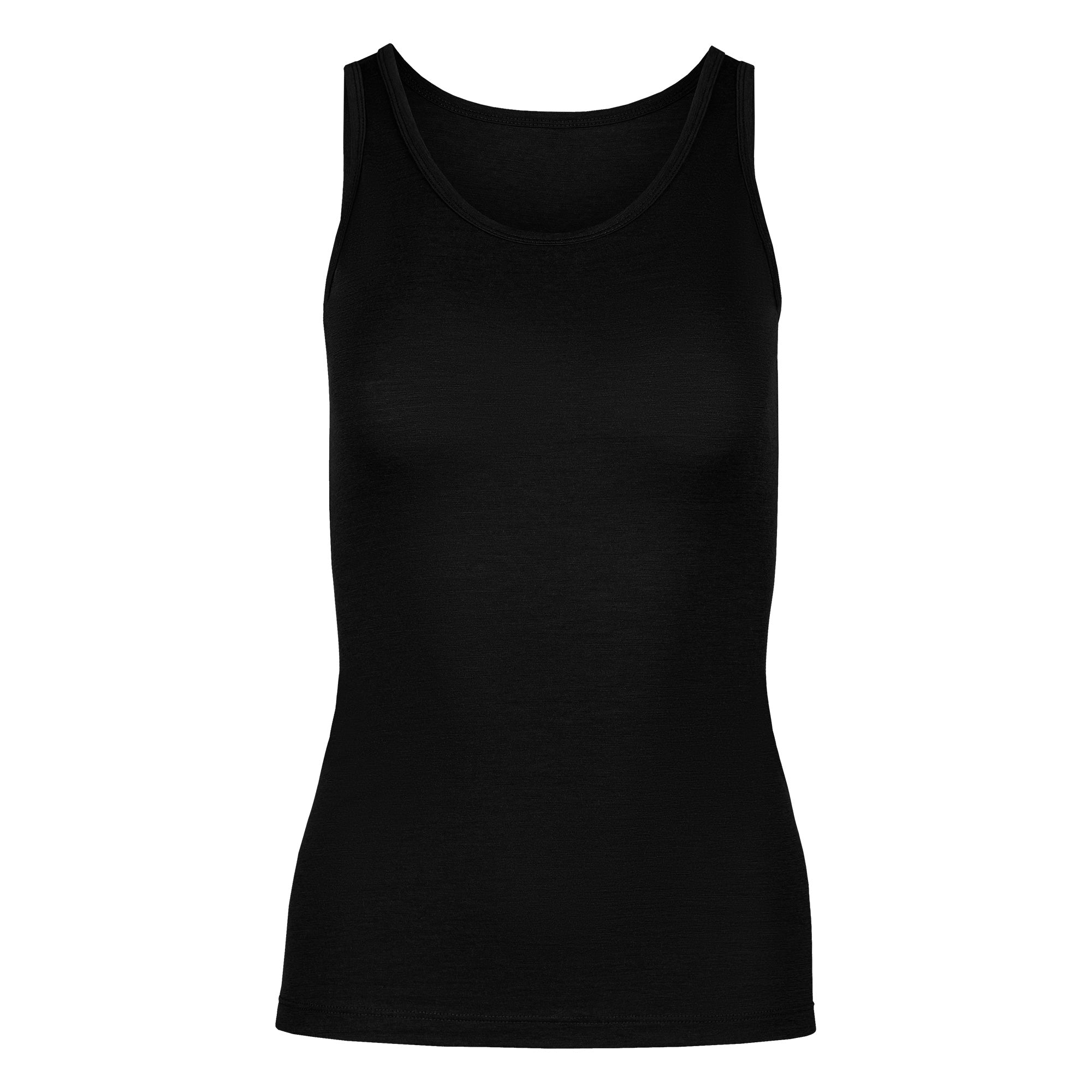 Women's Merino Tank Top Black