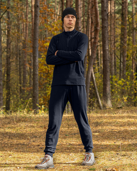 Men's Jogger sweatpants 250gsm Dark blue