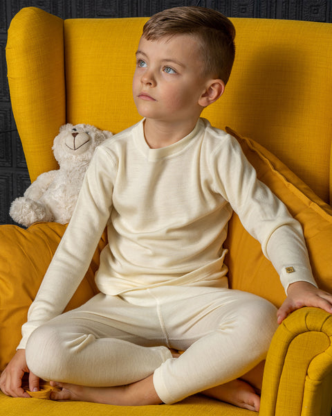 Kids&#39; Long Sleeve Shirt Merino Wool