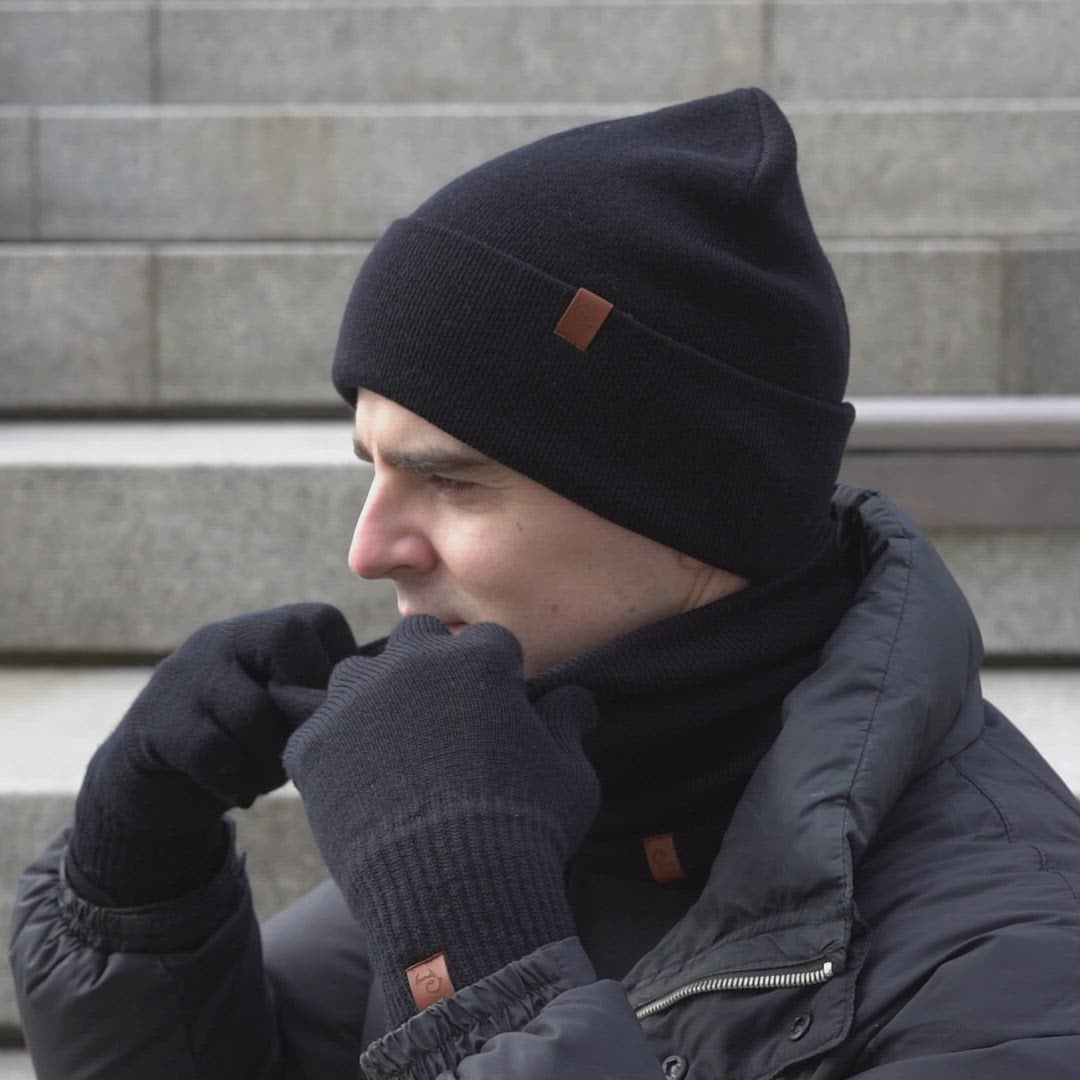 Men's Neck Gaiter Knitted Merino