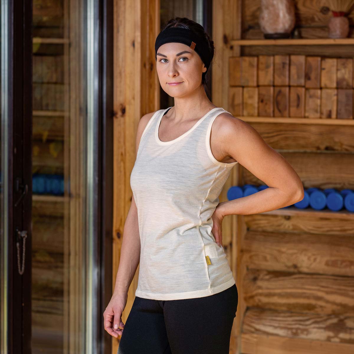 Women's Headband 160 Merino Black