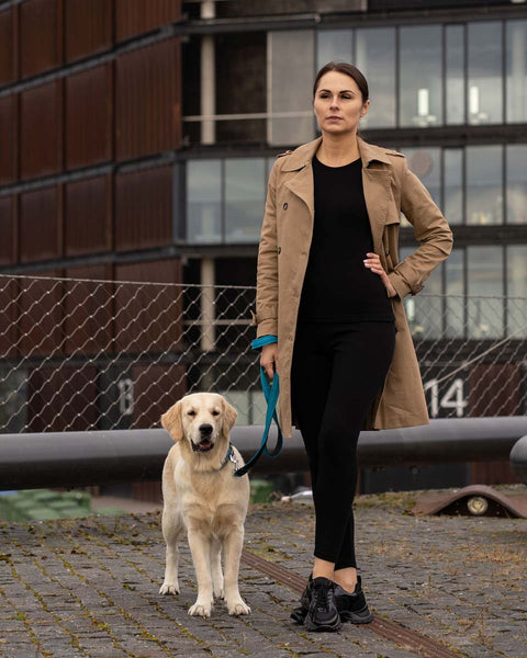 Women&#39;s Long sleeve and Leggings Set 250 Merino Black