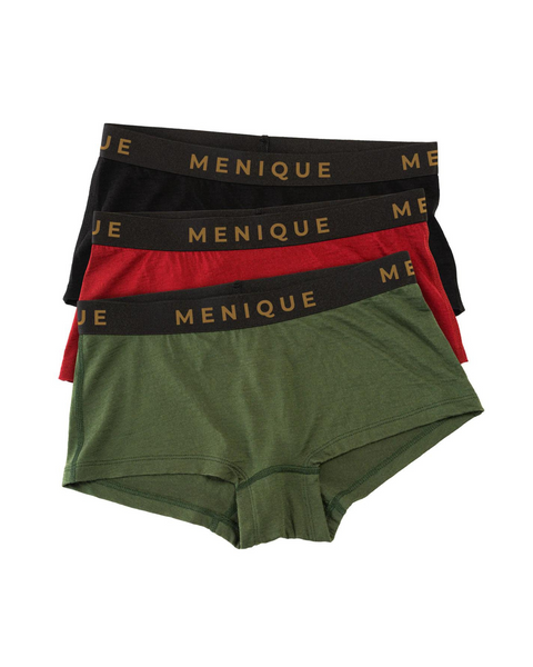 Women&#39;s Merino Boxer Shorts 3-Pack